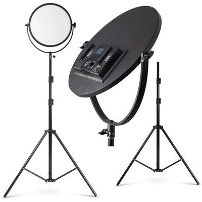 CineGEN Lampa Led Panelowa Okrągła Luminelle + Statyw CineGEN Lampa Led Panelowa Okrągła Luminelle + Statyw