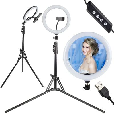CineGEN Lampa Ring Light 26cm 60w Usb Statyw CineGEN Lampa Ring Light 26cm 60w Usb Statyw