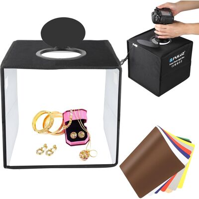 Puluz Fotobudka 25 Cm Przenośna Z 104 Diodami Led I 6 Tłami Puluz Fotobudka 25 Cm Przenośna Z 104 Diodami Led I 6 Tłami