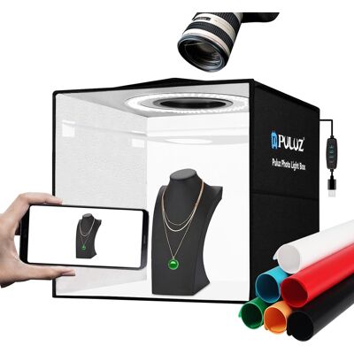 Puluz Light Box 30 Cm Namiot Studyjny Do Zdjęć Z 6 Tłami Pcv I Dyfuzorem Puluz Light Box 30 Cm Namiot Studyjny Do Zdjęć Z 6 Tłami Pcv I Dyfuzorem