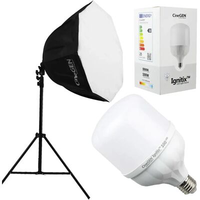 CineGEN Reled™ Zestaw Oświetleniowy Led Z Softboxem Octa90 CineGEN Reled™ Zestaw Oświetleniowy Led Z Softboxem Octa90