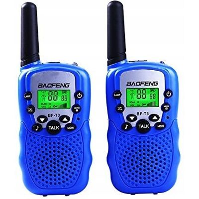 2 x Baofeng Krótkofalówka BF-T3 Walkie-Talkie PMR Niebieski 2 x Baofeng Krótkofalówka BF-T3 Walkie-Talkie PMR Niebieski
