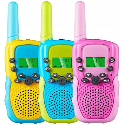 RED 3x WALKIE-TALKIE KRÓTKOFALÓWKI DLA DZIECI ZABAWKI RED 3x WALKIE-TALKIE KRÓTKOFALÓWKI DLA DZIECI ZABAWKI