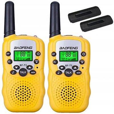 Baofeng 2 X Krótkofalówka Bf-T3 Walkie-Talkie Pmr Żółty Bft3 Baofeng 2 X Krótkofalówka Bf-T3 Walkie-Talkie Pmr Żółty Bft3