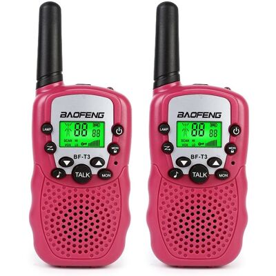 Baofeng Bf-T3 Krótkofalówka Walkie-Talkie Pmr Różowy Baofeng Bf-T3 Krótkofalówka Walkie-Talkie Pmr Różowy