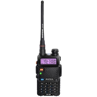 Baofeng UV-5R 8W dwupasmowy radiotelefon (duobander) 2m + 70cm w kolorze czarnym Baofeng UV-5R 8W dwupasmowy radiotelefon (duobander) 2m + 70cm w kolorze czarnym