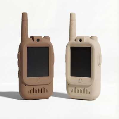 Inny producent KidTooki Beżowe i Brązowe Video Walki Talkie Krótkofalówki Wideo dla Dzieci Inny producent KidTooki Beżowe i Brązowe Video Walki Talkie Krótkofalówki Wideo dla Dzieci