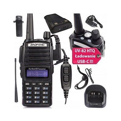 Baofeng UV-82 HTQ USB-C Walkie-Talkie - Radio Baofeng UV-82 HTQ USB-C Walkie-Talkie - Radio