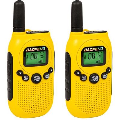Inny producent Krótkofalówka Radio Pmr Baofeng Bf-T6 Zestaw 2szt Żółty / 24-934 Inny producent Krótkofalówka Radio Pmr Baofeng Bf-T6 Zestaw 2szt Żółty / 24-934