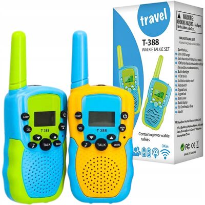Zakręcony Koszyk KRÓTKOFALÓWKI DLA DZIECI WALKIE TALKIE 2SZT 3KM LATARKA VOX LCD ŁOKI TOKI Zakręcony Koszyk KRÓTKOFALÓWKI DLA DZIECI WALKIE TALKIE 2SZT 3KM LATARKA VOX LCD ŁOKI TOKI