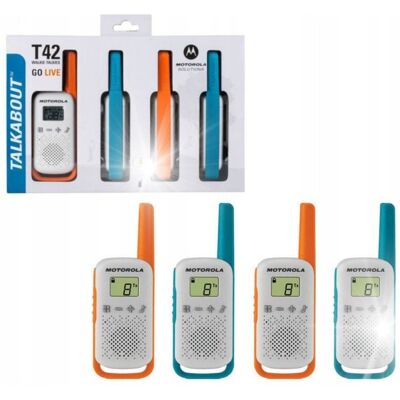 Inny producent Motorola Krótkofalówki Tlkr T42 Quad 4 Km 4szt Inny producent Motorola Krótkofalówki Tlkr T42 Quad 4 Km 4szt
