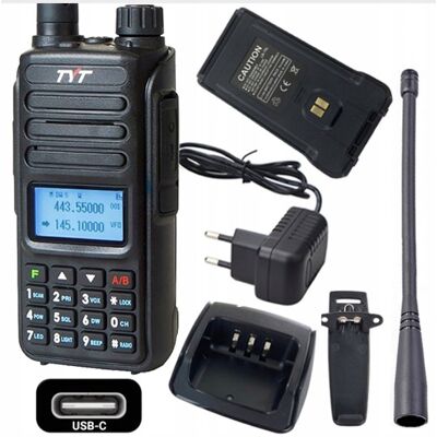 Tyt Th-Uv98 10w Skaner Policja, Straż, Pogotowie, Pmr Uhf Vhf, Usb-C Tyt Th-Uv98 10w Skaner Policja, Straż, Pogotowie, Pmr Uhf Vhf, Usb-C