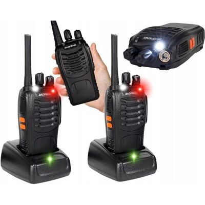 Inny producent WALKIE TALKIE 2X KRÓTKOFALÓWKA PMR BAOFENG DUZY ZASIĘG LATARKA ZESTAW Inny producent WALKIE TALKIE 2X KRÓTKOFALÓWKA PMR BAOFENG DUZY ZASIĘG LATARKA ZESTAW