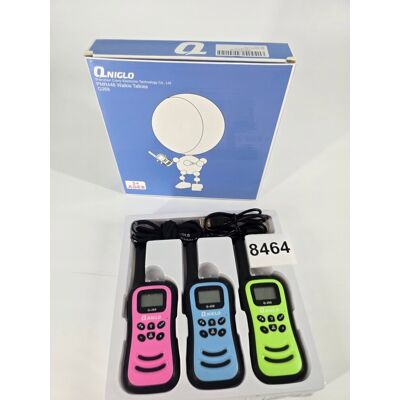 brak danych Walkie Talkie dla dzieci 3 sztuki zestaw 8464 -108 brak danych Walkie Talkie dla dzieci 3 sztuki zestaw 8464 -108