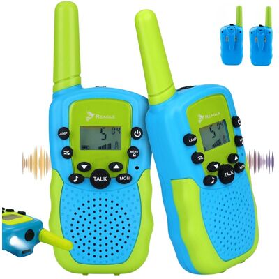 WALKIE TALKIE KRÓTKOFALÓWKI DLA DZIECI 2x ŁOKI TOKI DUŻY ZASIĘG DO 3KM VOX REAGLE WALKIE TALKIE KRÓTKOFALÓWKI DLA DZIECI 2x ŁOKI TOKI DUŻY ZASIĘG DO 3KM VOX REAGLE