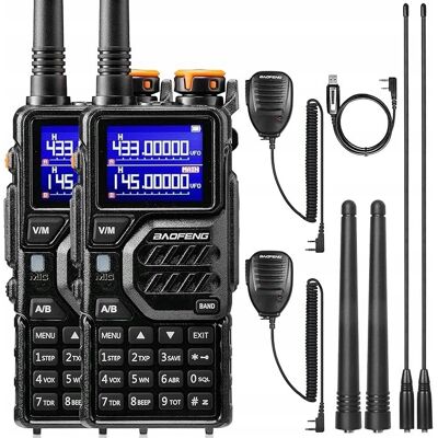 brak danych Zestaw 2 radiotelefonów VHF/UHF BAOFENG K5PLUS 10W 2500mAh 999 kanałów brak danych Zestaw 2 radiotelefonów VHF/UHF BAOFENG K5PLUS 10W 2500mAh 999 kanałów
