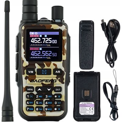 Baofeng Uv-5r Eu Mini Radiotelefon Vhf Uhf Nasłuch Pasmo Lotnicze Am Fm Baofeng Uv-5r Eu Mini Radiotelefon Vhf Uhf Nasłuch Pasmo Lotnicze Am Fm