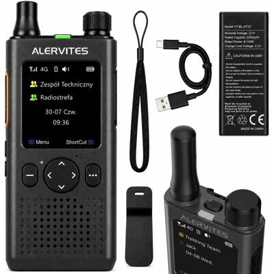 Radiotelefon Baofeng Alervites Poc-At1 4g Lte Poc Sim Nieograniczony Zasięg Radiotelefon Baofeng Alervites Poc-At1 4g Lte Poc Sim Nieograniczony Zasięg