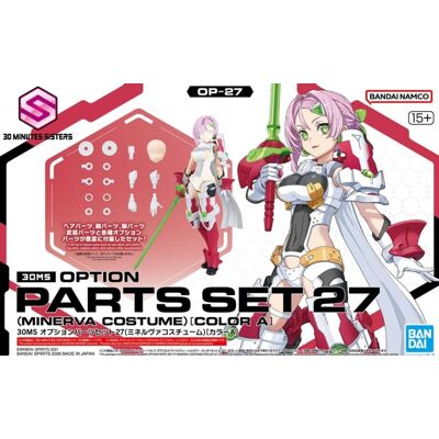 Bandai 30ms - option parts set 27 (minerva costume) (color a) - model kit Bandai 30ms - option parts set 27 (minerva costume) (color a) - model kit