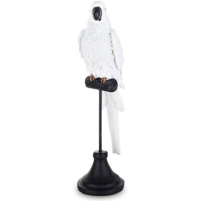 ART Biało Czarna Figurka W Kształcenie Papugi Beo 30 Cm ART Biało Czarna Figurka W Kształcenie Papugi Beo 30 Cm