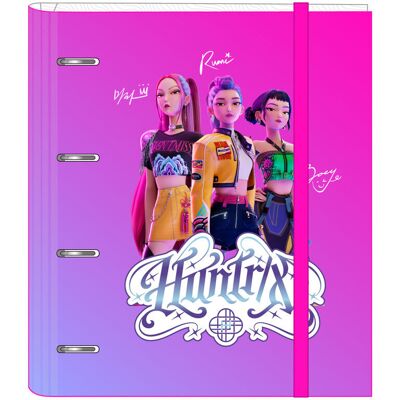 Safta Binder Demon Hunters Kpop Z 4 Pierścieniami - Organizacja Dla Fanów K-Popu Safta Binder Demon Hunters Kpop Z 4 Pierścieniami - Organizacja Dla Fanów K-Popu