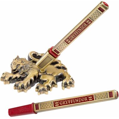 Noble Collection Boligrafo Con Soporte Gryffindor Harry Potter Noble Collection Boligrafo Con Soporte Gryffindor Harry Potter