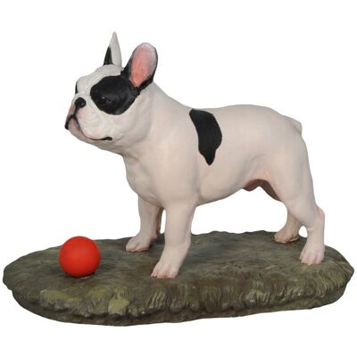 Inny producent Buldog francuski z piłką ręcznie pomalowana statuetka Art-Dog Inny producent Buldog francuski z piłką ręcznie pomalowana statuetka Art-Dog