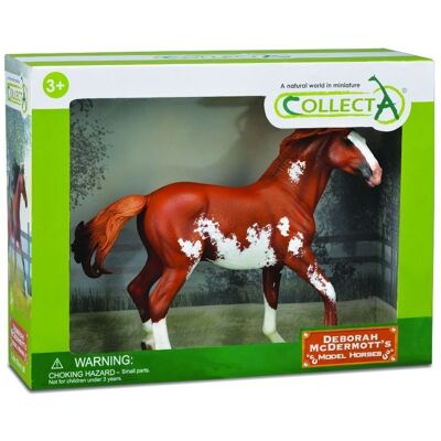 Collecta, Figurka Kolekcjonerska, Koń Ogier Kasztanowy Overo, Nr Kat 89806 Collecta, Figurka Kolekcjonerska, Koń Ogier Kasztanowy Overo, Nr Kat 89806