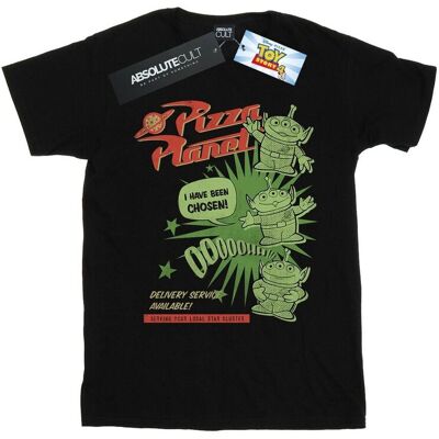 Disney Damska / Damska Koszulka Toy Story 4 Pizza Planet Little Green Men Cotton Boyfriend T-Shirt (XXL (193cm) / Czarny) Disney Damska / Damska Koszulka Toy Story 4 Pizza Planet Little Green Men Cotton Boyfriend T-Shirt (XXL (193cm) / Czarny)