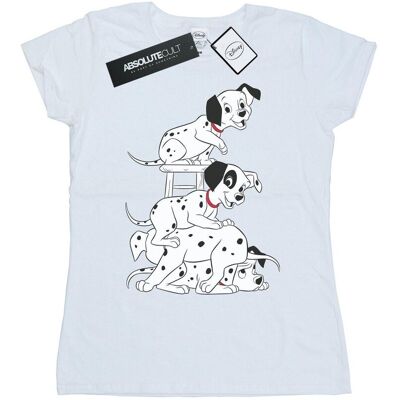 Disney Koszulka Damska 101 Dalmatians Chair Cotton T-Shirt (L / Ciepły Biały) Disney Koszulka Damska 101 Dalmatians Chair Cotton T-Shirt (L / Ciepły Biały)