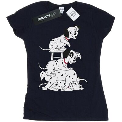 Disney Koszulka Damska 101 Dalmatians Chair Cotton T-Shirt (M / Granatowy) Disney Koszulka Damska 101 Dalmatians Chair Cotton T-Shirt (M / Granatowy)
