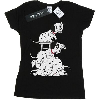 Disney Koszulka Damska 101 Dalmatians Chair Cotton T-Shirt (XXL (193cm) / Czarny) Disney Koszulka Damska 101 Dalmatians Chair Cotton T-Shirt (XXL (193cm) / Czarny)