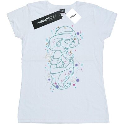 Disney Koszulka Damska / Damska Aladdin Princess Jasmine Written In The Stars Cotton T-Shirt (L / Ciepły Biały) Disney Koszulka Damska / Damska Aladdin Princess Jasmine Written In The Stars Cotton T-Shirt (L / Ciepły Biały)
