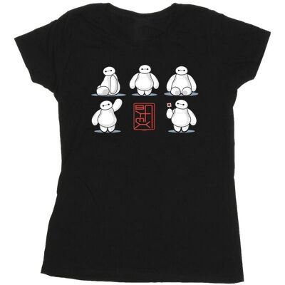 Disney Koszulka Damska / Damska Big Hero 6 Baymax Many Poses Cotton T-Shirt (XXL (193cm) / Czarny) Disney Koszulka Damska / Damska Big Hero 6 Baymax Many Poses Cotton T-Shirt (XXL (193cm) / Czarny)