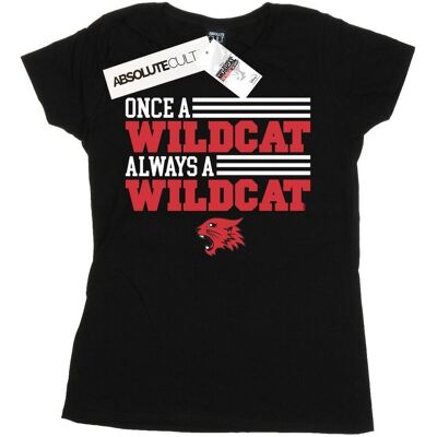 Disney Koszulka Damska / Damska High School Musical The Musical Once A Wildcat Cotton T-Shirt (XXL (193cm) / Czarny) Disney Koszulka Damska / Damska High School Musical The Musical Once A Wildcat Cotton T-Shirt (XXL (193cm) / Czarny)