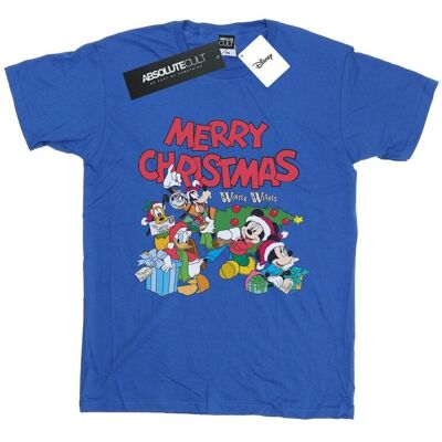 Disney Koszulka Damska / Damska Mickey And Friends Winter Wishes Cotton Boyfriend T-Shirt (M / Lazurowy) Disney Koszulka Damska / Damska Mickey And Friends Winter Wishes Cotton Boyfriend T-Shirt (M / Lazurowy)