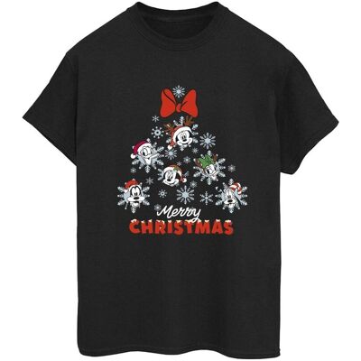 Disney Koszulka Damska / Damska Mickey Mouse And Friends Christmas Tree Cotton Boyfriend T-Shirt (XXXXS / Czarny) Disney Koszulka Damska / Damska Mickey Mouse And Friends Christmas Tree Cotton Boyfriend T-Shirt (XXXXS / Czarny)