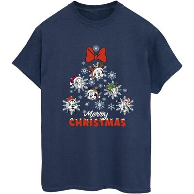 Disney Koszulka Damska / Damska Mickey Mouse And Friends Christmas Tree Cotton Boyfriend T-Shirt (XXXXXS / Granatowy) Disney Koszulka Damska / Damska Mickey Mouse And Friends Christmas Tree Cotton Boyfriend T-Shirt (XXXXXS / Granatowy)