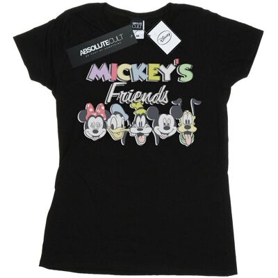 Disney Koszulka Damska / Damska Mickey Mouse Friends Faded Nostalgia Cotton T-Shirt (S (52-55 Cm) / Czarny) Disney Koszulka Damska / Damska Mickey Mouse Friends Faded Nostalgia Cotton T-Shirt (S (52-55 Cm) / Czarny)