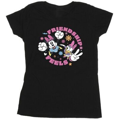 Disney Koszulka Damska / Damska Minnie Mouse Daisy Friendship Cotton T-Shirt (XL 8,5-9 / Czarny) Disney Koszulka Damska / Damska Minnie Mouse Daisy Friendship Cotton T-Shirt (XL 8,5-9 / Czarny)