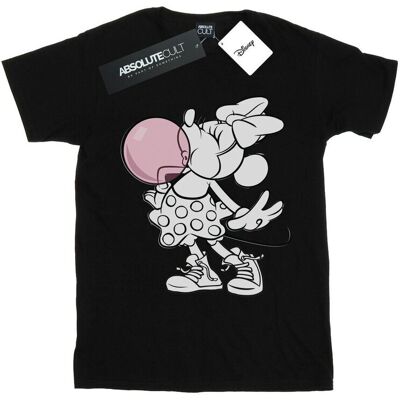 Disney Koszulka Damska / Damska Minnie Mouse Gum Bubble Cotton Boyfriend T-Shirt (XXL (193cm) / Czarny) Disney Koszulka Damska / Damska Minnie Mouse Gum Bubble Cotton Boyfriend T-Shirt (XXL (193cm) / Czarny)