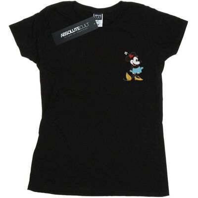 Disney Koszulka Damska / Damska Minnie Mouse Kick Chest Cotton T-Shirt (XXL (193cm) / Czarny) Disney Koszulka Damska / Damska Minnie Mouse Kick Chest Cotton T-Shirt (XXL (193cm) / Czarny)