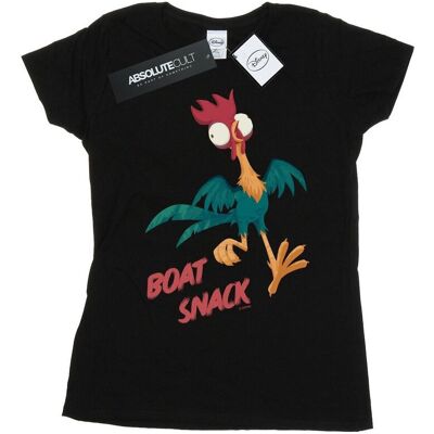 Disney Koszulka Damska / Damska Moana Boat Snack Cotton T-Shirt (XXL (193cm) / Czarny) Disney Koszulka Damska / Damska Moana Boat Snack Cotton T-Shirt (XXL (193cm) / Czarny)