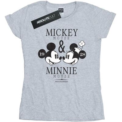 Disney Koszulka Damska / Damska Mousecrush Mondays Mickey & Minnie Mouse Cotton T-Shirt (M / Jasnoszary) Disney Koszulka Damska / Damska Mousecrush Mondays Mickey & Minnie Mouse Cotton T-Shirt (M / Jasnoszary)