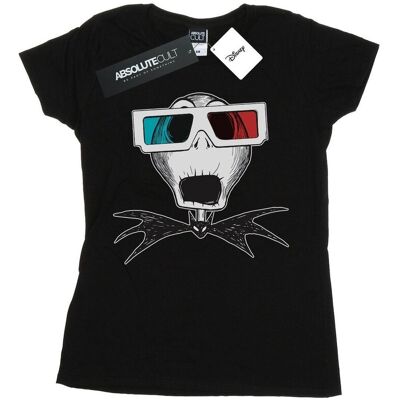 Disney Koszulka Damska / Damska Nightmare Before Christmas Jack Skellington 3D Glasses Cotton T-Shirt (XXL (193cm) / Czarny) Disney Koszulka Damska / Damska Nightmare Before Christmas Jack Skellington 3D Glasses Cotton T-Shirt (XXL (193cm) / Czarny)
