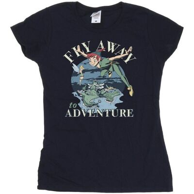 Disney Koszulka Damska / Damska Peter Pan Fly Away To Adventure Cotton T-Shirt (XXL (193cm) / Granatowy) Disney Koszulka Damska / Damska Peter Pan Fly Away To Adventure Cotton T-Shirt (XXL (193cm) / Granatowy)
