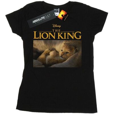 Disney Koszulka Damska / Damska The Lion King Movie Baby Simba Photo Cotton T-Shirt (XXL (193cm) / Czarny) Disney Koszulka Damska / Damska The Lion King Movie Baby Simba Photo Cotton T-Shirt (XXL (193cm) / Czarny)