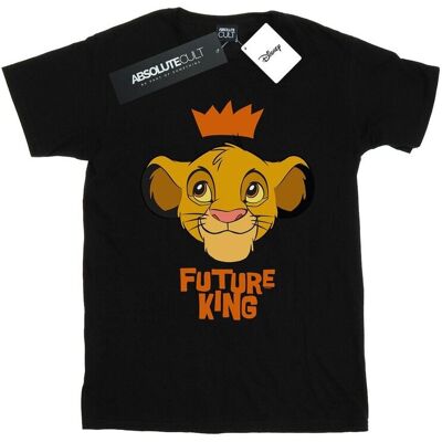 Disney Koszulka Damska / Damska The Lion King Simba Future King Cotton Boyfriend T-Shirt (XXXXS / Czarny) Disney Koszulka Damska / Damska The Lion King Simba Future King Cotton Boyfriend T-Shirt (XXXXS / Czarny)