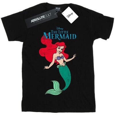 Disney Koszulka Damska / Damska The Little Mermaid Line Ariel Cotton Boyfriend T-Shirt (XXL (193cm) / Czarny) Disney Koszulka Damska / Damska The Little Mermaid Line Ariel Cotton Boyfriend T-Shirt (XXL (193cm) / Czarny)