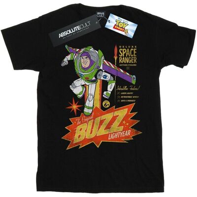 Disney Koszulka Damska / Damska Toy Story 4 The Original Buzz Astral Cotton Boyfriend T-Shirt (M / Czarny) Disney Koszulka Damska / Damska Toy Story 4 The Original Buzz Astral Cotton Boyfriend T-Shirt (M / Czarny)